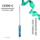 Intraline PDO Thread C2390-C - Dimension 360 W Cannula 23G 90/150mm 3-0 (20 pack)