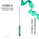 Intraline PDO Thread C2160-C - Dimension 360 W Cannula 21G 60/90mm 2-0 (20 pack)