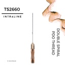 Intraline PDO Thread TS2660 - Double Spiral 26G 60/90mm 2X7-0 (20 pack)