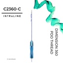 Intraline PDO Thread C2360-C - Dimension 360 W Cannula 23G 60/90mm 3-0 (20 pack)