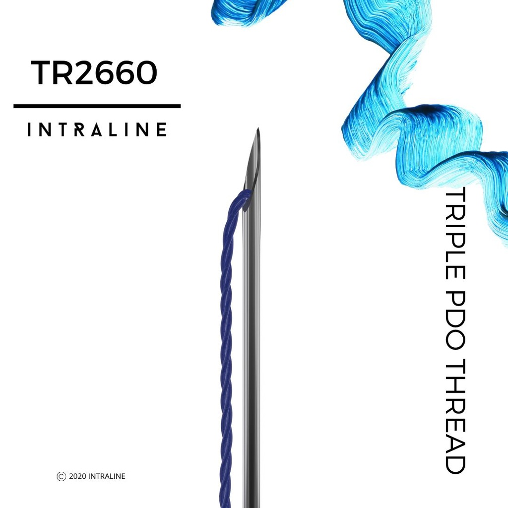 Intraline PDO Thread TR2660 - Triple 26G 60/90mm 3X7-0 (20 pack)