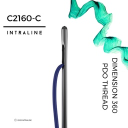 [C2160-C-20] Intraline PDO Thread C2160-C - Dimension 360 W Cannula 21G 60/90mm 2-0 (20 pack)