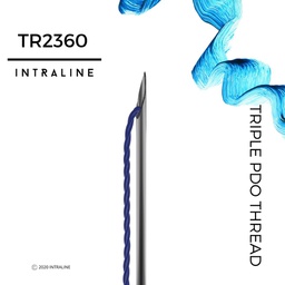 [TR2360-20] Intraline PDO Thread TR2360 - Triple 23G 60-90mm 3X6-0 (20 pack)